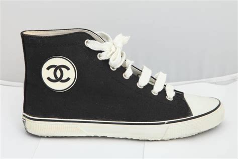 chanel converse style sneakers|designer Chanel sneakers.